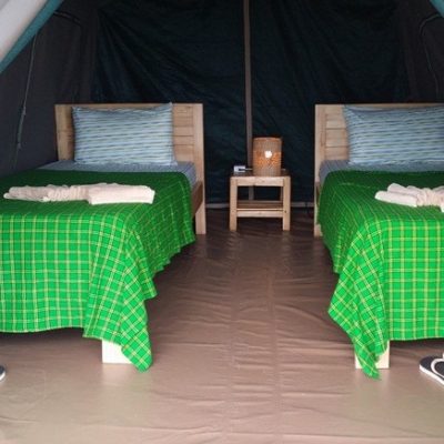 Eagles Nest Lodge - Inside the Safari Tents