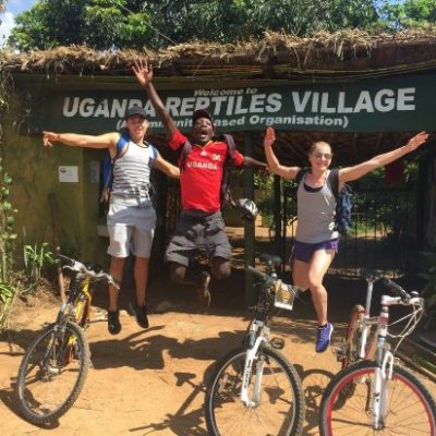 Entebbe cycling tours - Reptile Village Stop over