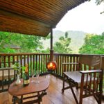 Buhoma Lodge - room patio - Realm Africa Safaris