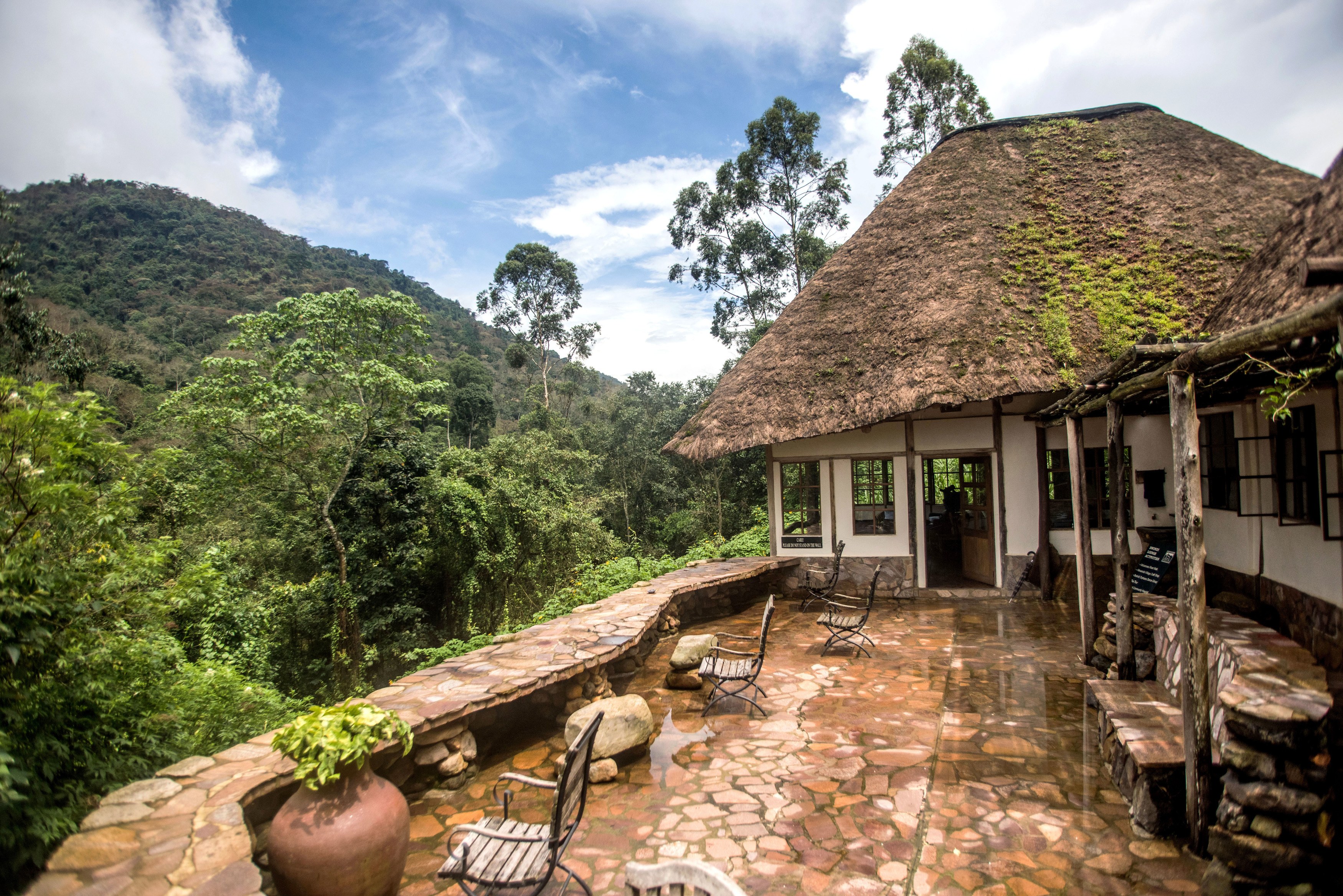 Best Places to stay in Bwindi - Bwindi Lodge is a luxury safari lodge situated in the Buhoma sector hardly a 5 minutes walk to the Uganda Wildlife Authority - UWA Gorilla trekking briefing point.