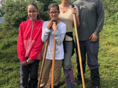 Gorilla trekking with children