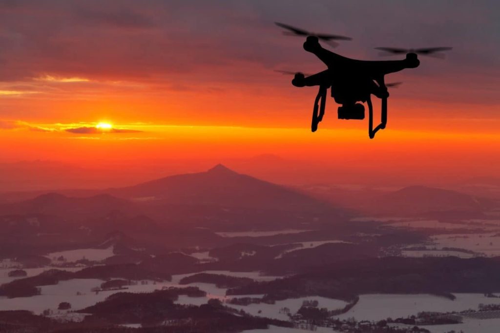 Aerial filming in Uganda