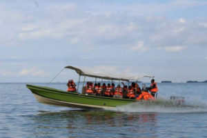 motorised traditional canoe - 2 days Ngamba Island Weekend Special