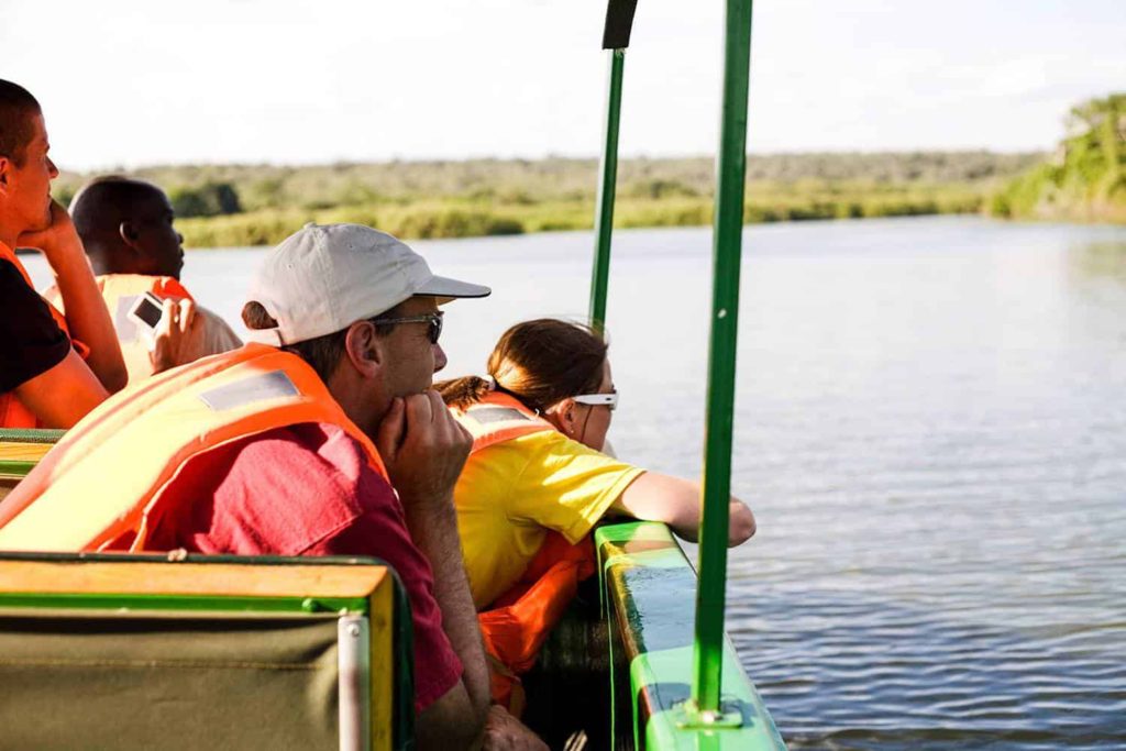 Boat safari on Lake Mburo