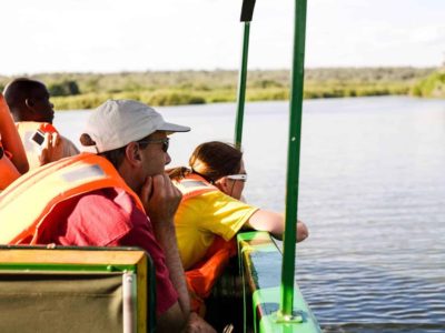 Boat safari on Lake Mburo