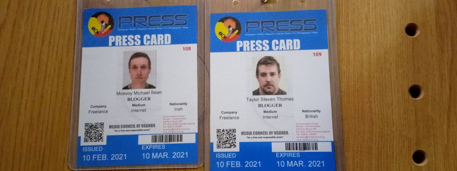 Press Cards in Uganda