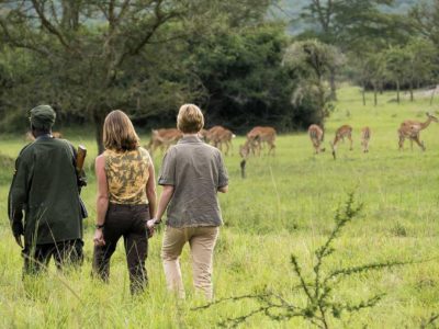 Walking safari in Lake Mburo NP