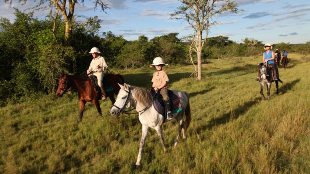 horseback safari in Lake Mburo