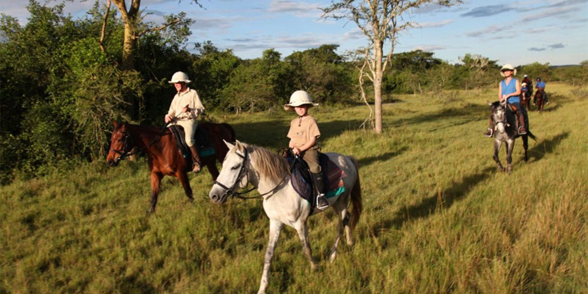 horseback safari in Lake Mburo