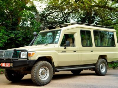 rent a car in Kisoro | Toyota Landcruiser Extended | Road transfers from Kihihi to Bwindi