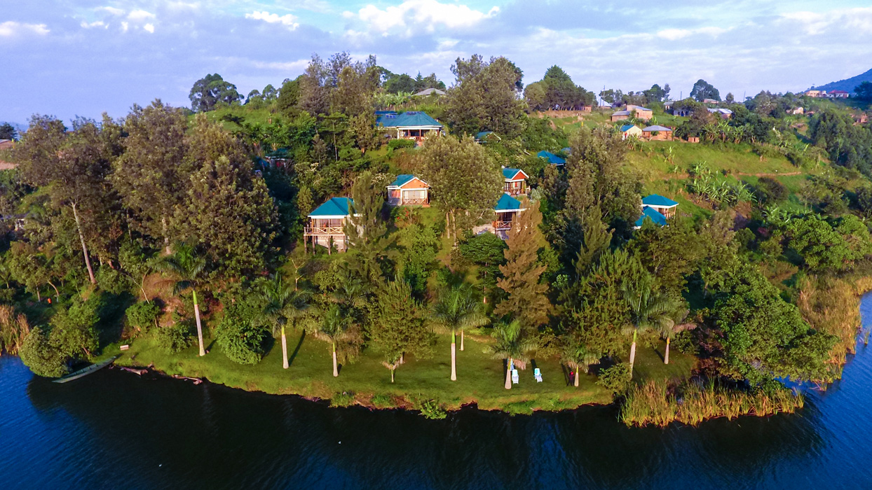 Lake Mulehe safari Lodge-Aerial-view